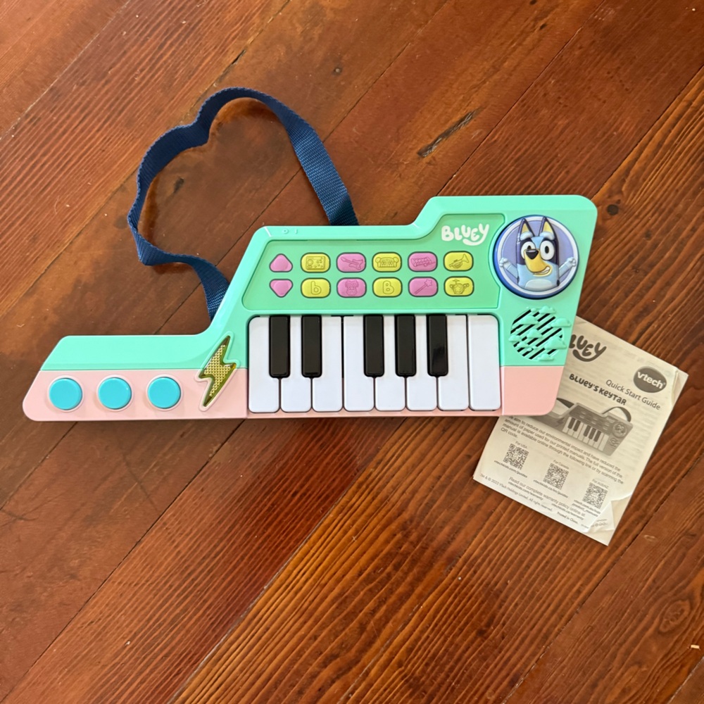 Bluey’s KeyStar Musical Keyboard Toy for Kids - Multicolor